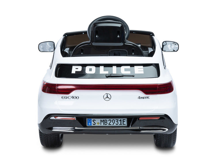 Акумулаторен Автомобил Mercedes Benz Eqc Police Бял Caretero Toyz