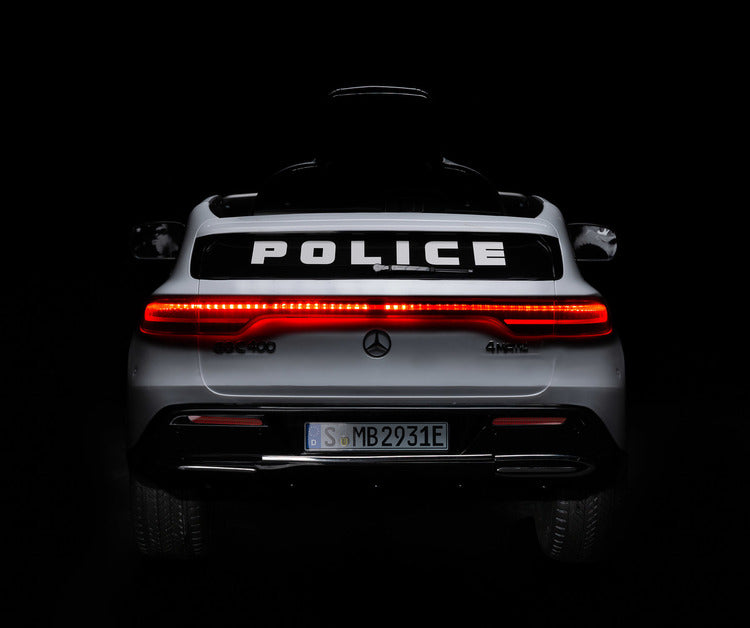 Акумулаторен Автомобил Mercedes Benz Eqc Police Бял Caretero Toyz