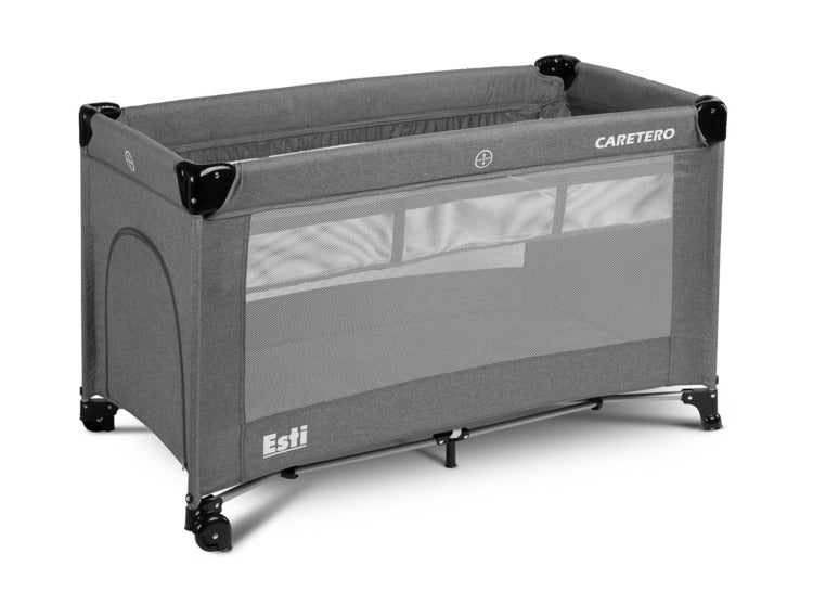 Сгъваема кошара с падаща страна Esti Graphite Caretero ПОД НАЕМ