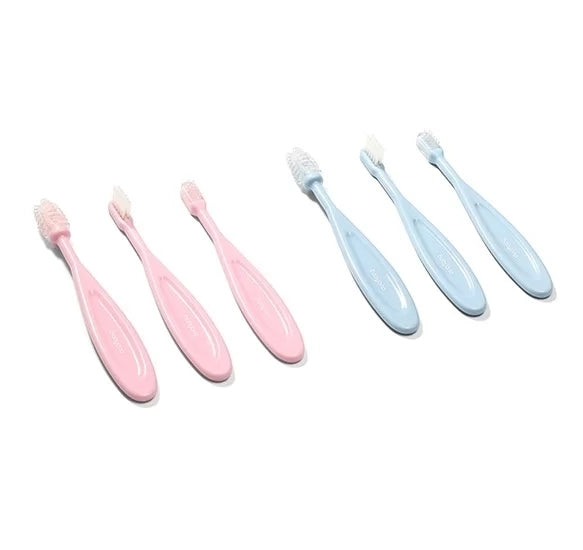 Комплект Четки За Зъби За Бебета И Деца Pink Babyono --- BebeMama
