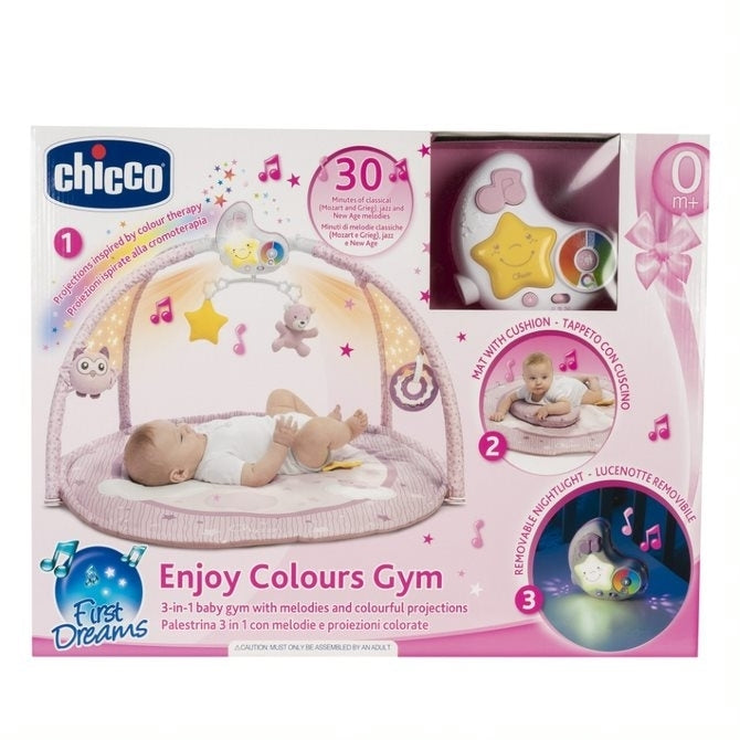 Gimnastică activă Chicco 3 în 1 roz