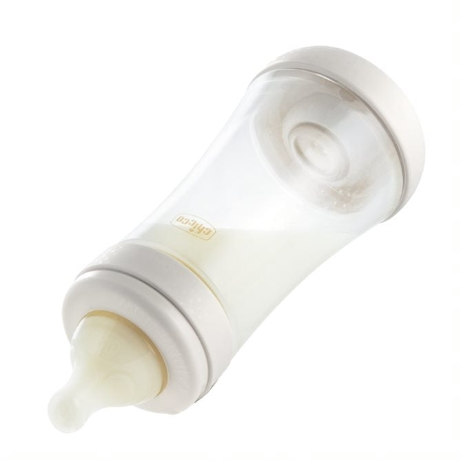 Biberon Chicco Perfect5 PP Tetină din silicon cu flux lent 150 ml 0+ luni bej