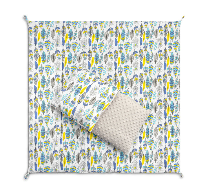 Палатка Tipi С Цветни Пера Caretero Toyz --- BebeMama