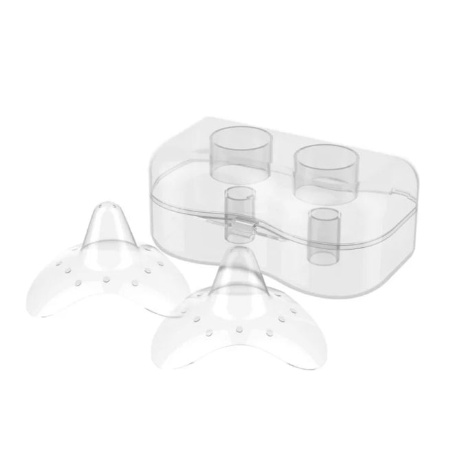 Силиконови Протектори За Зърна Естествен Размер S --- BebeMama