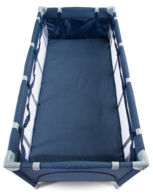 Сгъваема Кошара За Пътуване 1 Ниво Basic Navy Caretero --- BebeMama