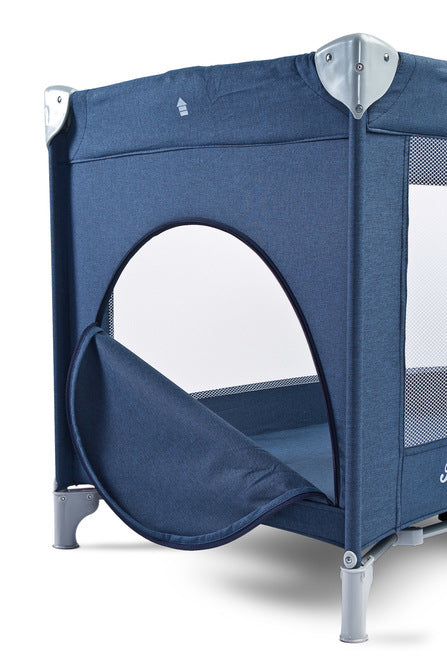 Сгъваема Кошара За Пътуване 1 Ниво Basic Navy Caretero --- BebeMama