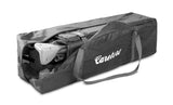 Pătuț de călătorie pliabil Basic Plus Graphite cu 2 niveluri Caretero