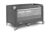 Pătuț de călătorie pliabil Basic Plus Graphite cu 2 niveluri Caretero
