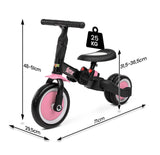 Колело За Баланс Fox 2в1 Pink Caretero Toyz --- BebeMama