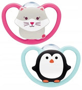 Силиконова Залъгалка Space 18-36 2Pcs / Box --- BebeMama