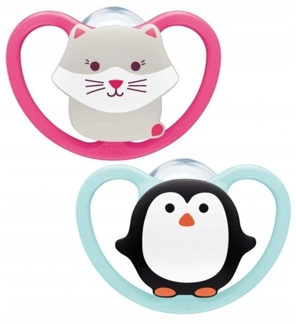 Силиконова Залъгалка Space 18-36 2Pcs / Box --- BebeMama