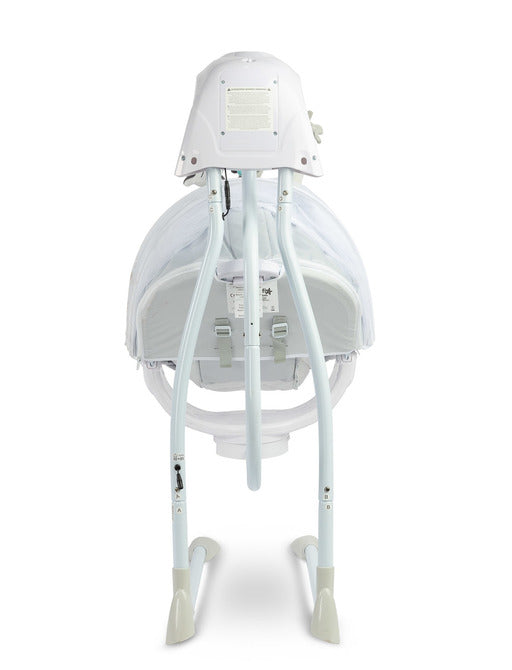 Електрическа Люлка шезлонг до 12кг Grey Caretero --- BebeMama