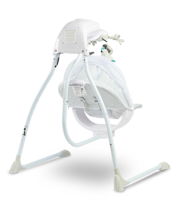 Електрическа Люлка шезлонг до 12кг Grey Caretero --- BebeMama