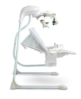 Електрическа Люлка шезлонг до 12кг Grey Caretero --- BebeMama