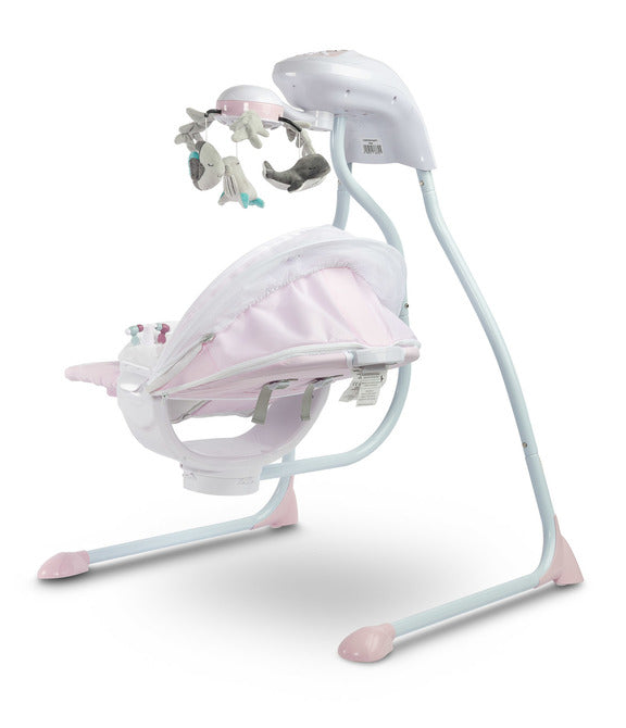 Електрическа Люлка Raffi Pink Caretero --- BebeMama