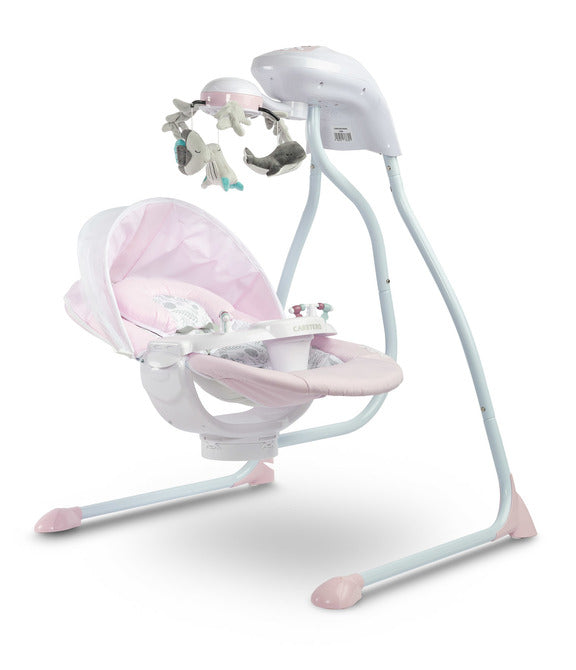 Електрическа Люлка Raffi Pink Caretero --- BebeMama