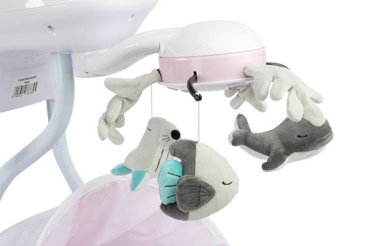 Електрическа Люлка Raffi Pink Caretero --- BebeMama