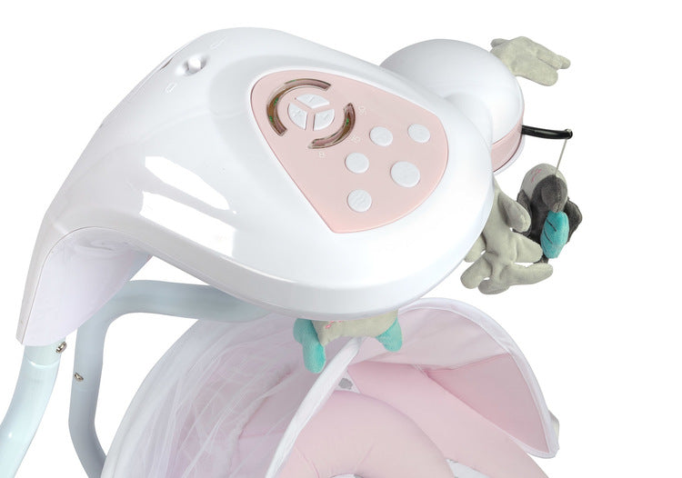 Електрическа Люлка Raffi Pink Caretero --- BebeMama