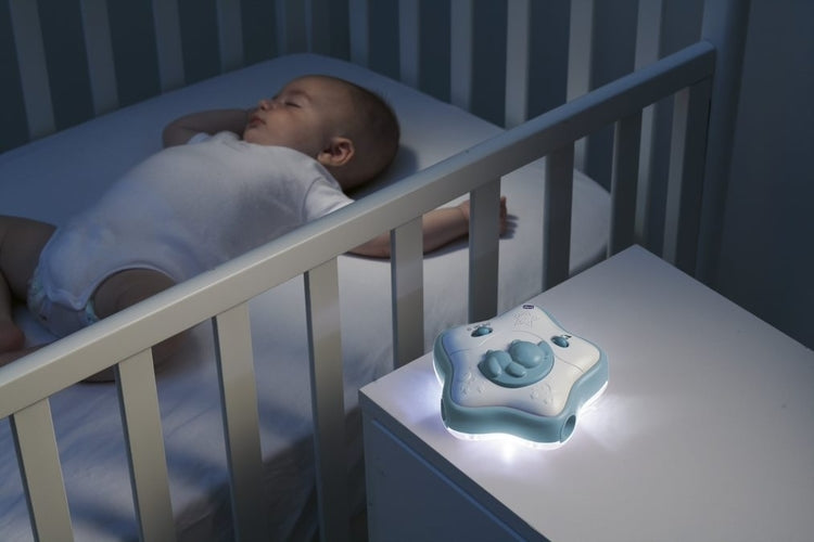 Въртележка Rainbow Sky Bed Blue --- BebeMama