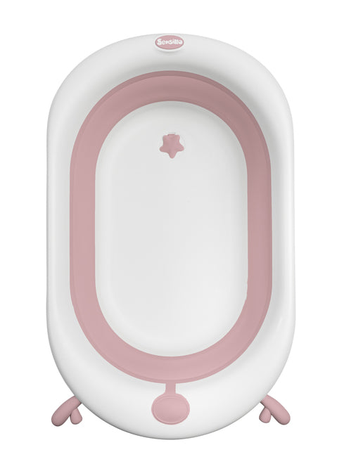 Сгъваема Пътна Вана– Розова --- BebeMama