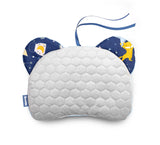 Възглавница За Количка Velvet Navy Blue Foxes --- BebeMama