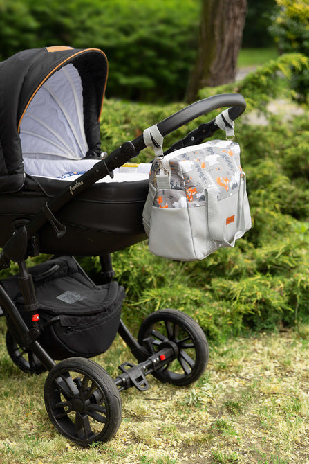 Чанта За Количка От Еко Кожа Grey Mountains --- BebeMama