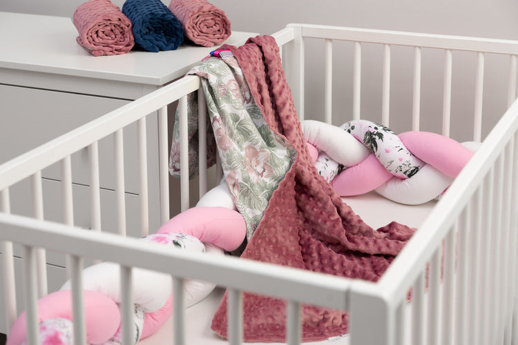 Одеяло – Ретро Розови Палми 100X80 --- BebeMama