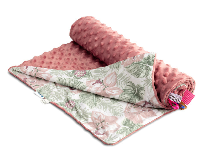 Одеяло – Ретро Розови Палми 100X80 --- BebeMama