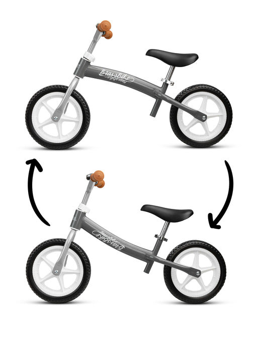 Колело За Баланс Brass - Сив Caretero Toyz --- BebeMama