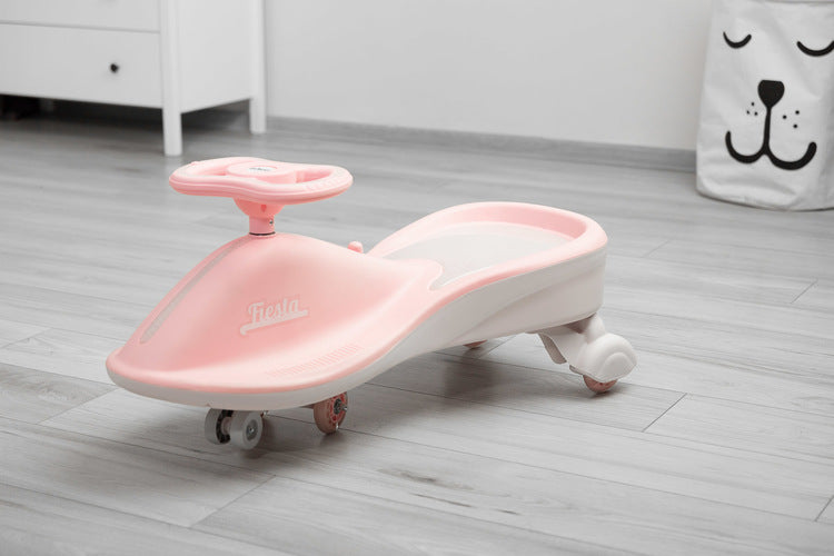 Кола Gravity Тип Бръмбър За Возене Ride-Оn Fiesta Pink Caretero Toyz --- BebeMama