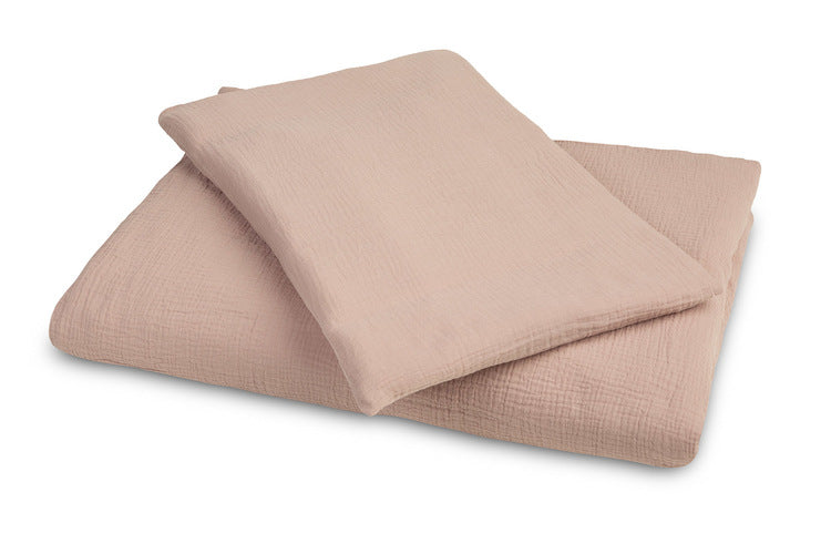 Спално Бельо От Муселин Dusty Rose 100X135 См --- BebeMama