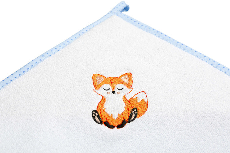 Хавлия За Баня 100X100 Син Fox --- BebeMama