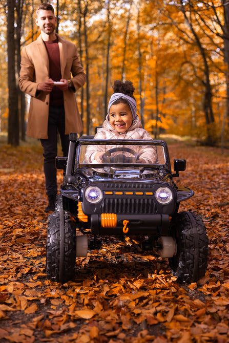 Inel auto cu baterie off-road, negru, Caretero Toyz