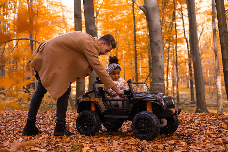 Inel auto cu baterie off-road, negru, Caretero Toyz