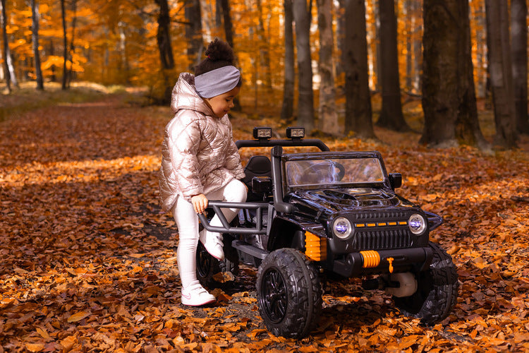 Inel auto cu baterie off-road, negru, Caretero Toyz