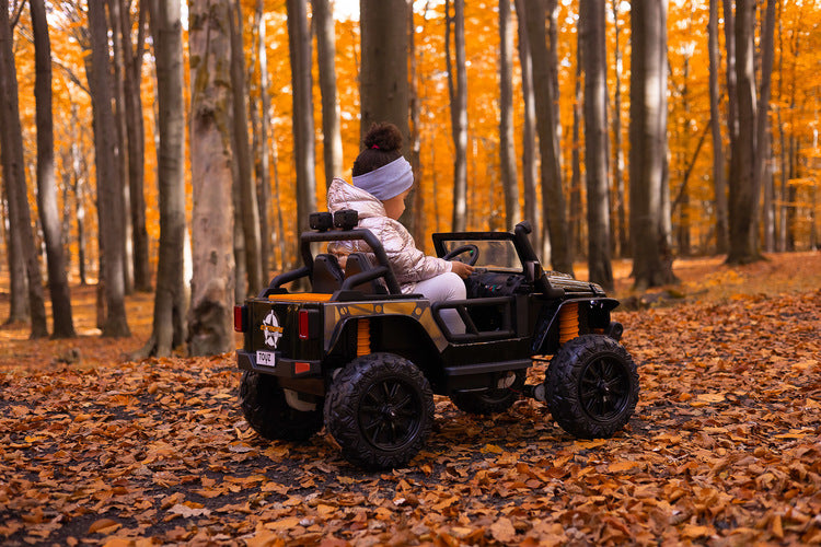 Inel auto cu baterie off-road, negru, Caretero Toyz