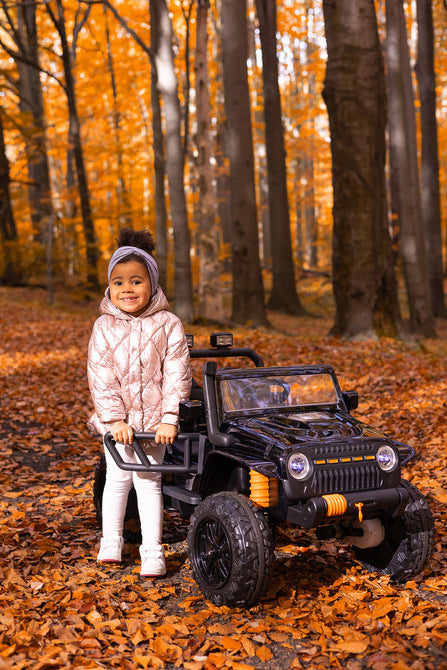 Inel auto cu baterie off-road, negru, Caretero Toyz