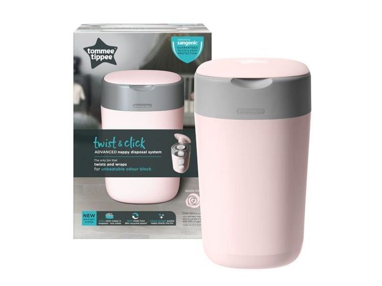 Контейнер За Използвани Пелени Twist Pink --- BebeMama