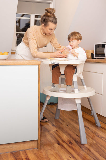 Стол За Хранене Velmo 3В1 Син Caretero --- BebeMama