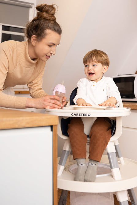 Стол За Хранене Velmo 3В1 Син Caretero --- BebeMama