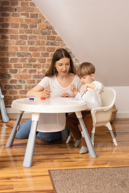 Стол За Хранене Velmo 3В1 Син Caretero --- BebeMama