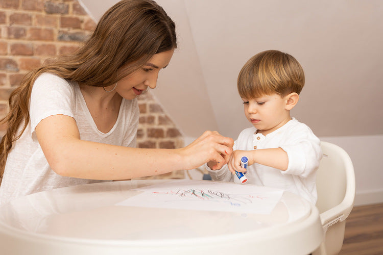 Стол За Хранене Velmo 3В1 Син Caretero --- BebeMama