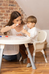 Стол За Хранене Velmo 3В1 Син Caretero --- BebeMama