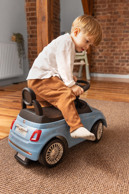 Кола За Каране Fiat 500 Син Caretero Toyz
