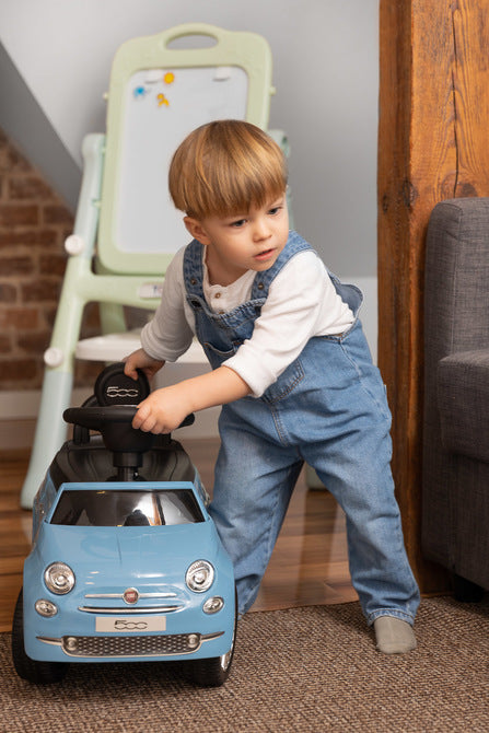 Кола За Каране Fiat 500 Син Caretero Toyz