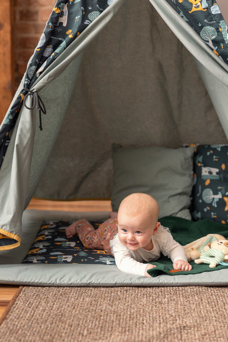 Палатка Типи Meadow Зелен --- BebeMama