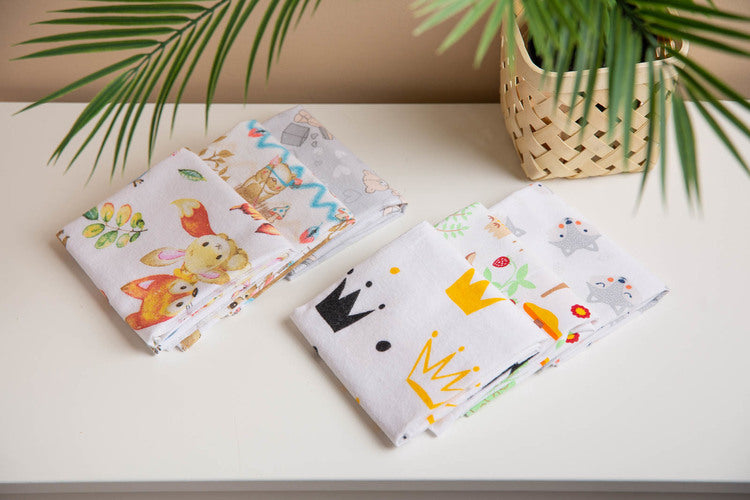 Пелена За Момиче (3 Бр.) 50X60 --- BebeMama