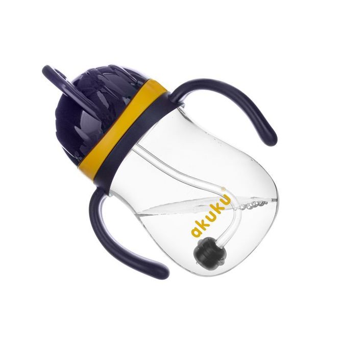 Чаша Със Сламка Синьо/Жълта --- BebeMama