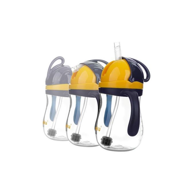 Чаша Със Сламка Синьо/Жълта --- BebeMama