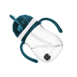 Чаша Със Сламка Синьо/Бяла --- BebeMama